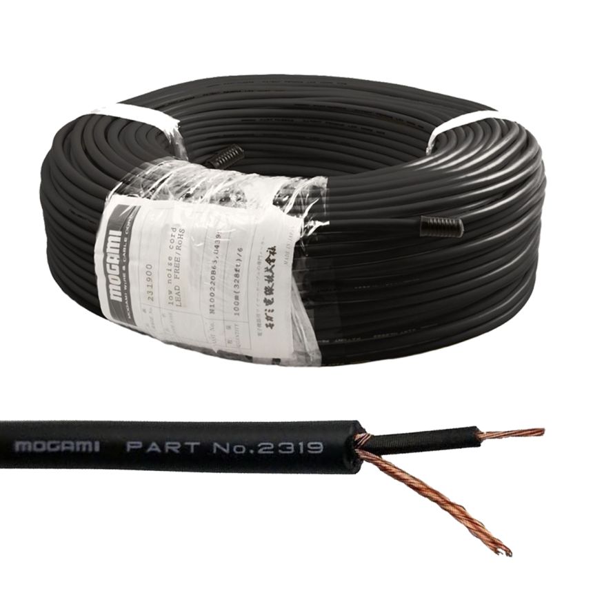 Mogami 2319 Miniature Unbalanced Instrument Cable (ความยาว 100 เมตร)